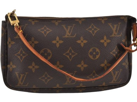 Authentic Louis Vuitton Monogram Pochette Accessoires Pouch M51980 LV 0517J Supply