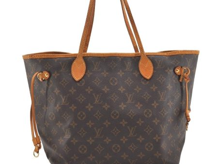 Authentic Louis Vuitton Monogram Neverfull MM Shoulder Tote Bag M40156 LV 2594J Discount