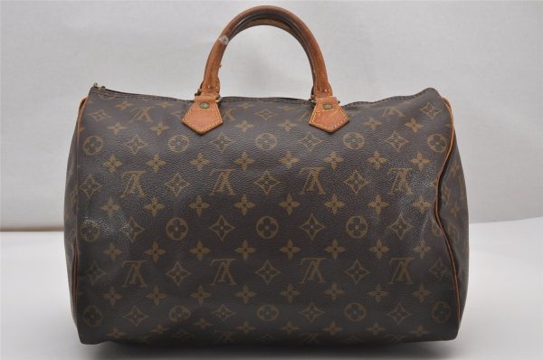 Authentic Louis Vuitton Monogram Speedy 35 Hand Boston Bag M41524 Junk 2371J Online Hot Sale