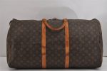 Authentic Louis Vuitton Monogram Keepall 60 Travel Boston Bag M41422 LV 2378J For Sale