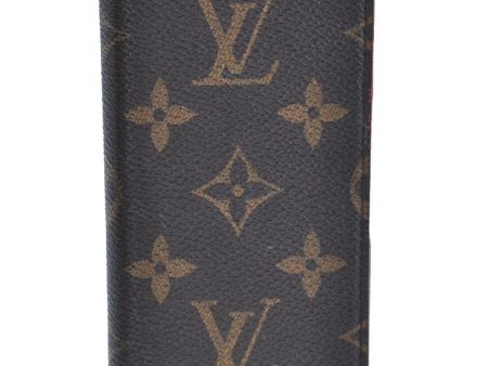 Authentic Louis Vuitton Monogram Folio Iphone 6 Case Red M61616 LV K6235 Hot on Sale