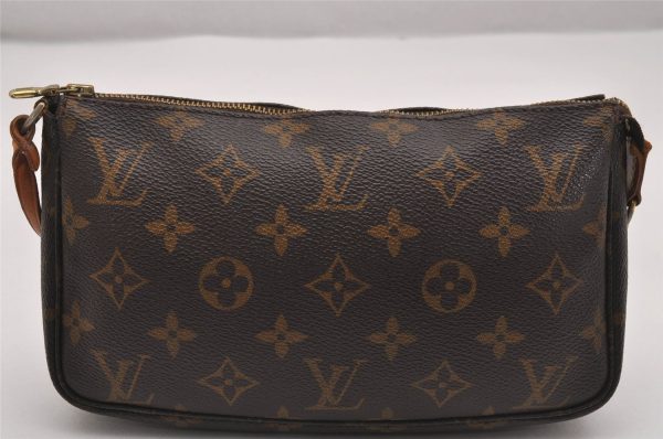 Authentic Louis Vuitton Monogram Pochette Accessoires Pouch M51980 LV 2516J Supply