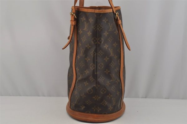 Authentic Louis Vuitton Monogram Bucket GM Shoulder Tote Bag M42236 Junk 1719J Online