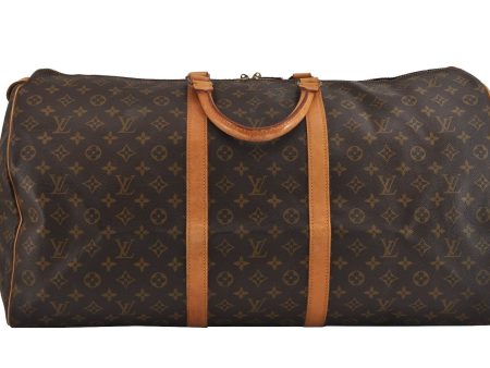 Authentic Louis Vuitton Monogram Keepall 60 Travel Boston Bag M41422 LV 2583J Online Hot Sale