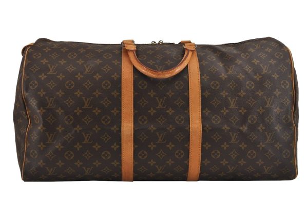 Authentic Louis Vuitton Monogram Keepall 60 Travel Boston Bag M41422 LV 2583J Online Hot Sale