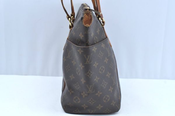 Authentic Louis Vuitton Monogram Totally MM Shoulder Tote Bag M41015 LV 6552G on Sale