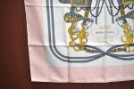 Authentic HERMES Carre 90 Scarf  BRIDES de GALA par   Silk Pink K6904 Supply