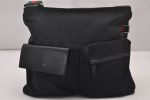 Auth GUCCI Web Sherry Line Shoulder Bag GG Canvas Leather 169937 Black 6938I For Cheap