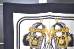 Authentic HERMES Carre 90 Scarf  BRIDES de GALA par  Silk Black 7393I Hot on Sale