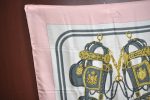 Authentic HERMES Carre 90 Scarf  BRIDES de GALA par   Silk Pink K6175 Supply