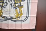 Authentic HERMES Carre 90 Scarf  BRIDES de GALA par   Silk Pink K6904 Supply