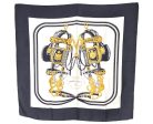 Authentic HERMES Carre 90 Scarf  BRIDES de GALA par  Silk Black 7393I Hot on Sale