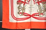 Authentic HERMES Carre 90 Scarf  BRIDES de GALA par  Silk Orange 7582I Fashion