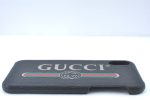 Authentic GUCCI Web Sherry Line iPhone X Xs Case Leather 549080 Black K6614 Fashion