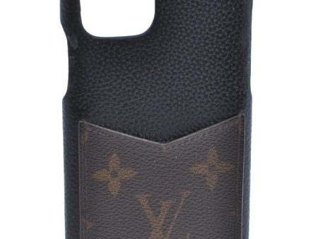 Authentic Louis Vuitton Monogram Bumper 11 Pro iPhone Case Black M69094 LV K6164 Discount