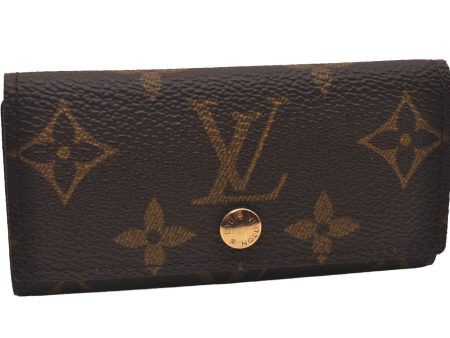 Authentic Louis Vuitton Monogram Multicles 4 Four Hooks Key Case M62631 LV 9564I Discount