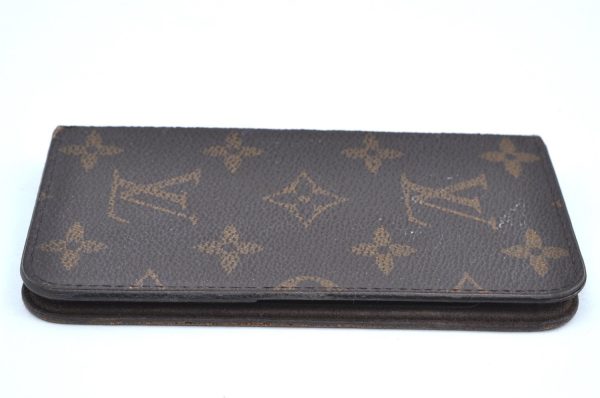 Authentic Louis Vuitton Monogram Folio Iphone 8 Case M61905 LV K5582 For Sale