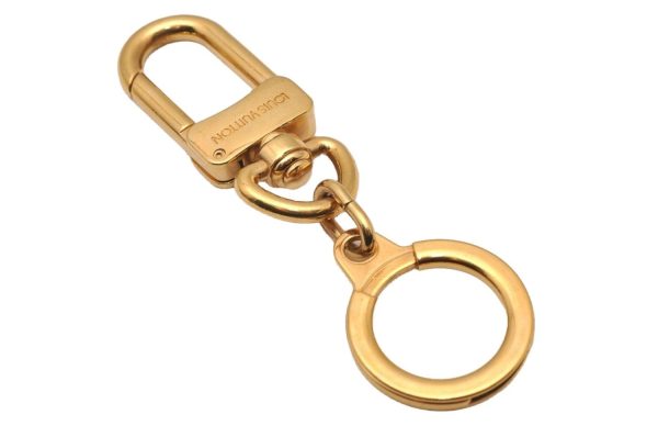 Authentic Louis Vuitton Charm Key Chain Anokre Gold M62698 LV 8967I Hot on Sale