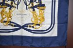 Authentic HERMES Carre 90 Scarf  BRIDES de GALA par  Silk Navy K6079 Online Sale