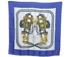 Authentic HERMES Carre 90 Scarf  BRIDES de GALA par  Silk Blue K6755 Supply