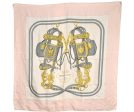 Authentic HERMES Carre 90 Scarf  BRIDES de GALA par   Silk Pink 7766I Hot on Sale