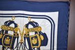 Authentic HERMES Carre 90 Scarf  BRIDES de GALA par  Silk Navy K6079 Online Sale