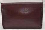 Authentic Christian Dior Vintage Shoulder Hand Bag Leather Bordeaux Junk 0936J Online Sale