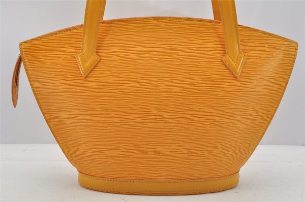 Louis Vuitton Epi Saint Jacques Poignet Long Shoulder Bag Yellow M52339 LV 7162I For Discount