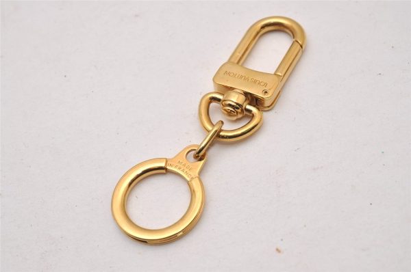 Authentic Louis Vuitton Charm Key Chain Anokre Gold M62698 LV 8967I Hot on Sale