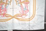 Authentic HERMES Carre 90 Scarf  BRIDES de GALA par  Silk Light Blue 7663I Sale