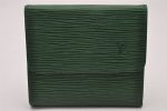 Louis Vuitton Epi Porte Monnaie Billets Cartes Credit Wallet M63484 Green 6723I Cheap