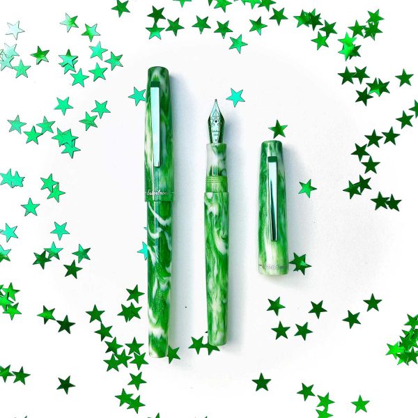 Esterbrook Camden Northern Lights Fountain Pen - Icelandic Green PVD (Limited Edition) Online