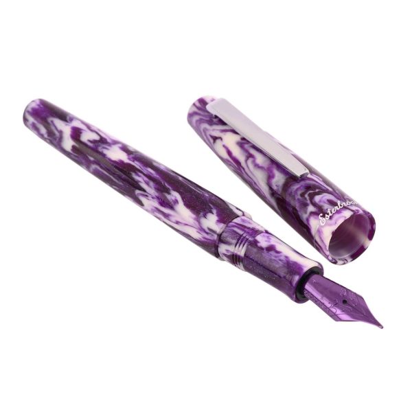 Esterbrook Camden Northern Lights Fountain Pen - Purple Alaska PVD (Limited Edition) on Sale