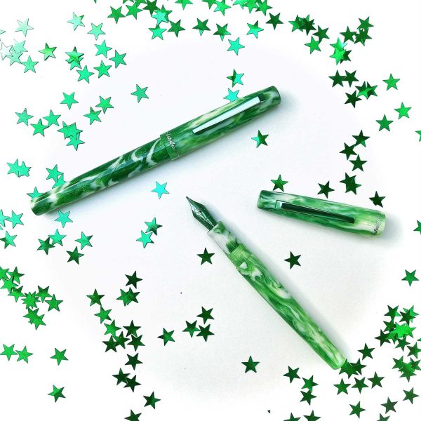 Esterbrook Camden Northern Lights Fountain Pen - Icelandic Green PVD (Limited Edition) Online