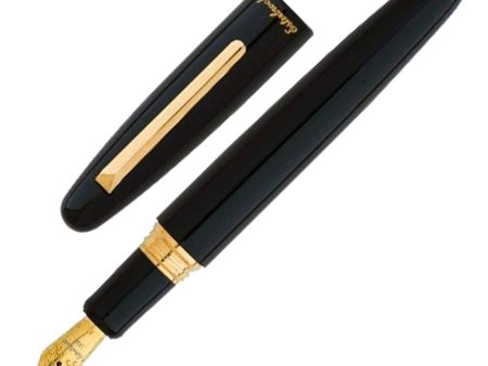 Esterbrook Estie Regular Fountain Pen - Ebony Black GT Online Hot Sale