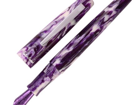 Esterbrook Camden Northern Lights Fountain Pen - Purple Alaska PVD (Limited Edition) on Sale