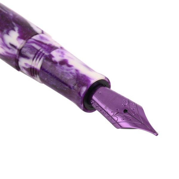 Esterbrook Camden Northern Lights Fountain Pen - Purple Alaska PVD (Limited Edition) on Sale