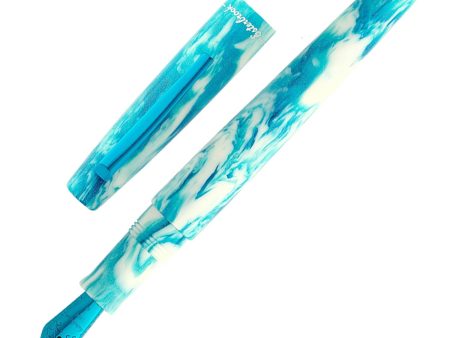 Esterbrook Camden Northern Lights Fountain Pen - Manitoba Blue PVD (Limited Edition) Online Sale