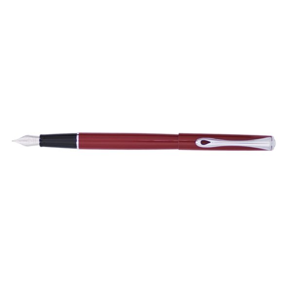 Diplomat Traveller Fountain Pen - Dark Red Hot on Sale